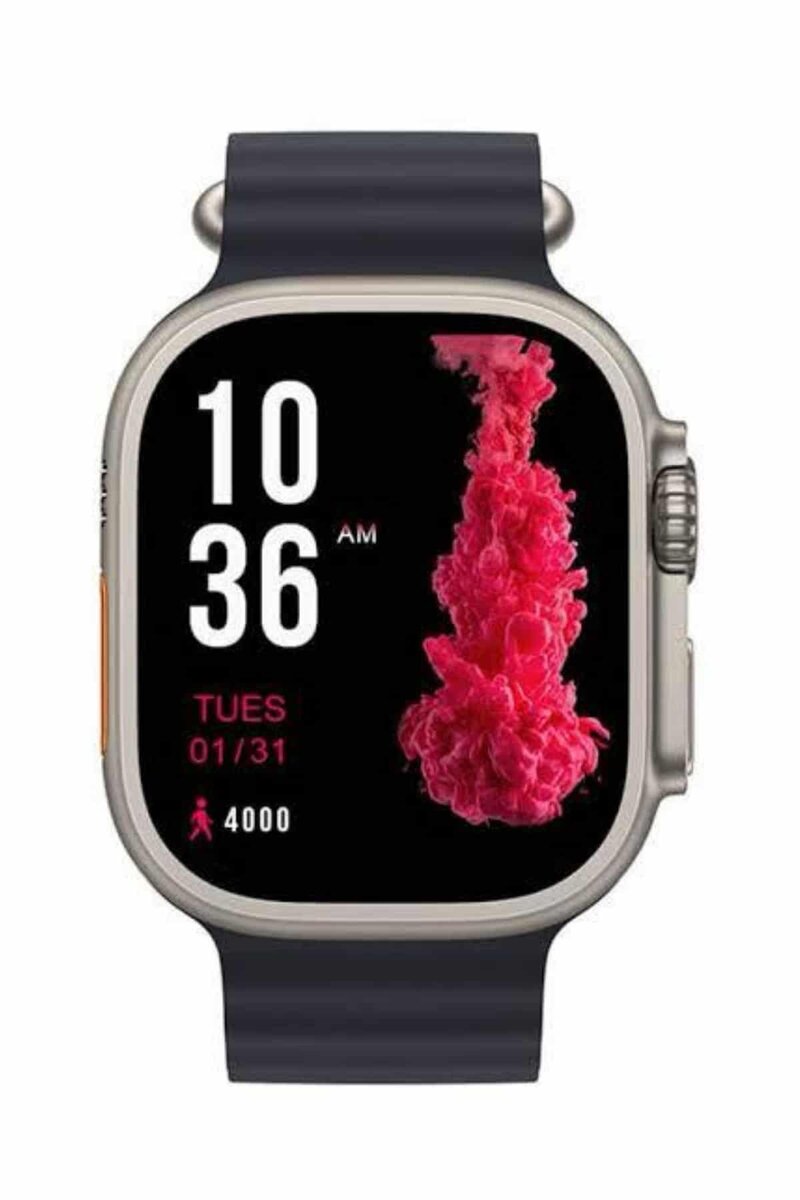 Ultra Akıllı Saat 49 Mm Çift Kordonlu Arama Cevaplama Bluetooth Bağlantılı - Görsel 5