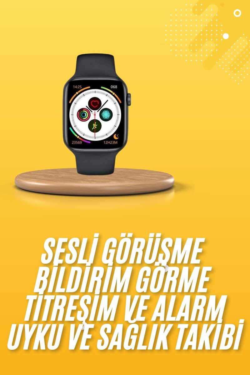 Dokunmatik Ekran Akıllı Saat Tema Değiştirme Şık ve Modern Unısex - Görsel 2