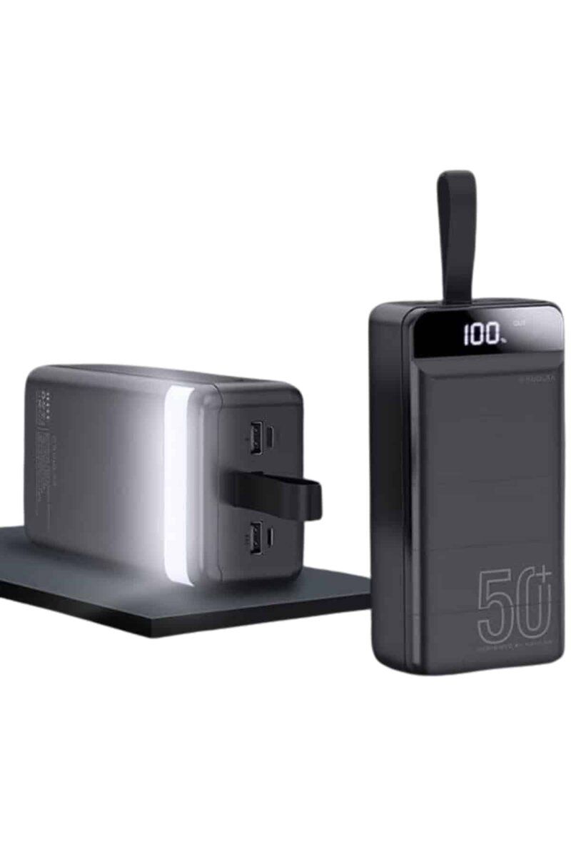 Powerbank 50.000 Mah Dijital Göstergeli Taşınabilir 4 Portlu Hızlı Powerbank - Görsel 5