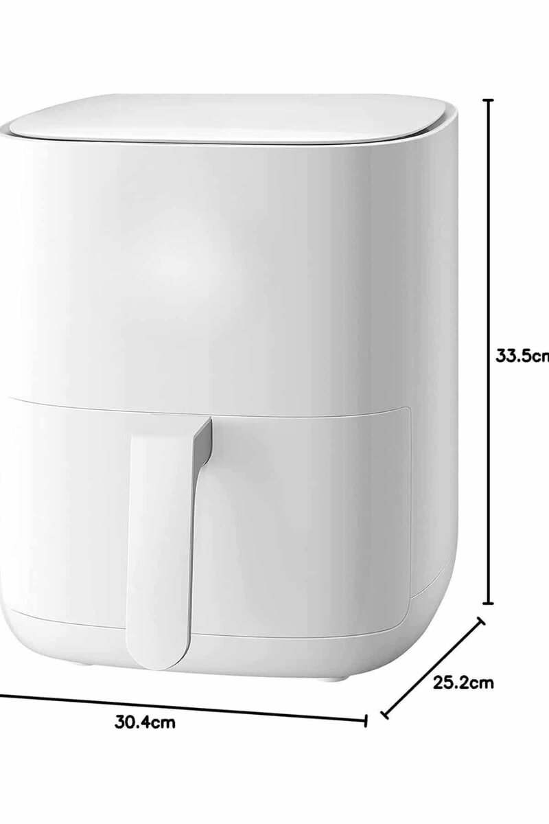 4L Airfryer Hazneli Hava Fritözü Yağsız Fritöz Taşınabilir Fırın İşlevi Gören Pratik - Görsel 4