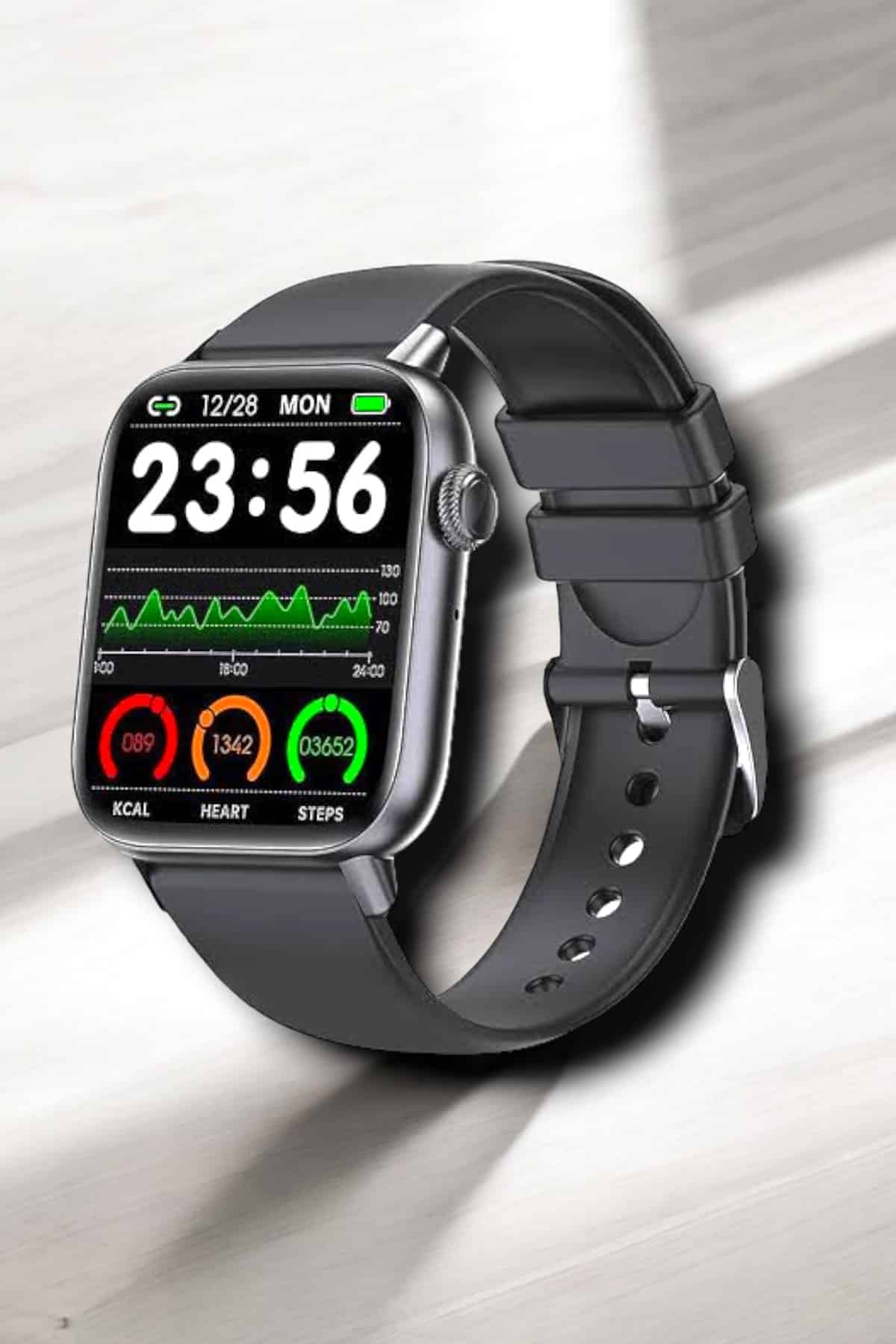 Suya Dayanıklı Bluetooth Akıllı Saat GPS, Adımsayar, Nabız & Sağlık Takibi - Görsel 4