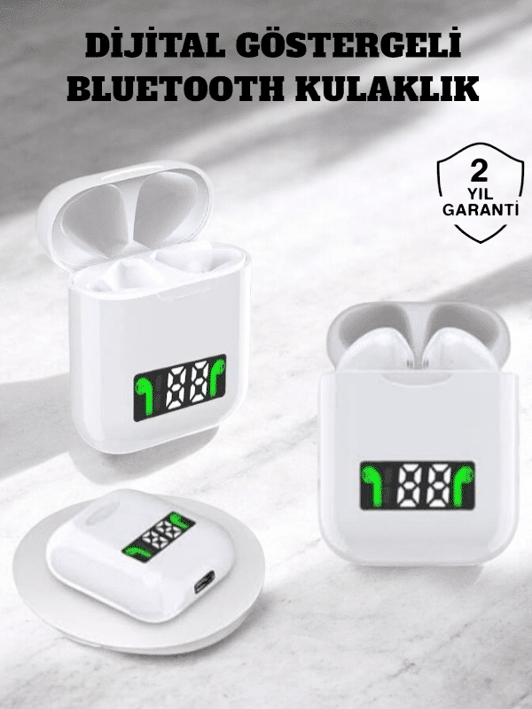 Dokunmatik Kontrol ve LED Göstergeli TWS Bluetooth Kulaklık