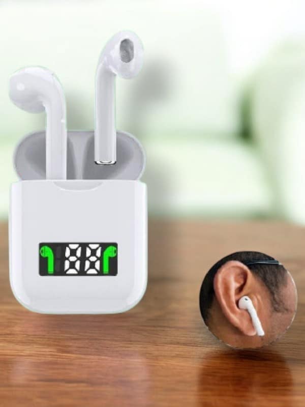 Dokunmatik Kontrol ve LED Göstergeli TWS Bluetooth Kulaklık - Görsel 2