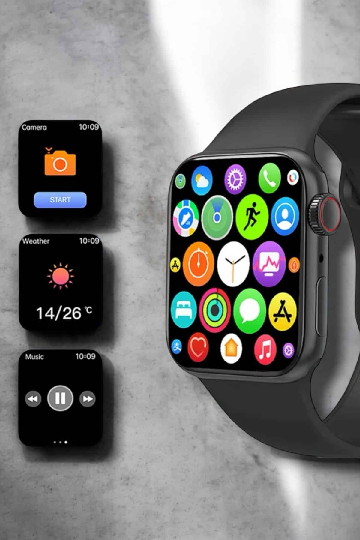 Akıllı Saat 44mm Çelik Kasa, OLED Ekran ve Gelişmiş Sağlık Takibi - Görsel 2