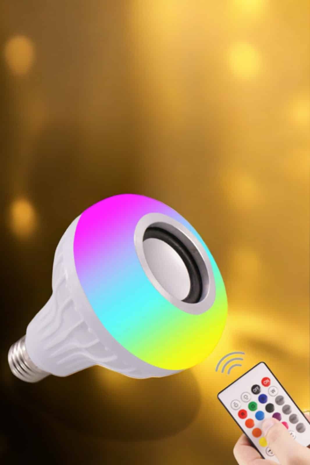Lamba Led Hoparlör Dayanıklı ve Uzun Ömürlü Bluetooth Hoparlör - Görsel 2