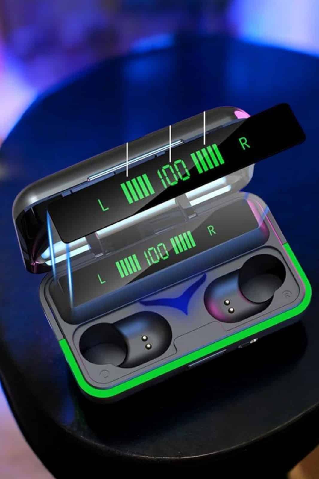 Powerbank Özellikli Kablosuz Bluetooth Kulaklık RGB Işıklı - Görsel 2