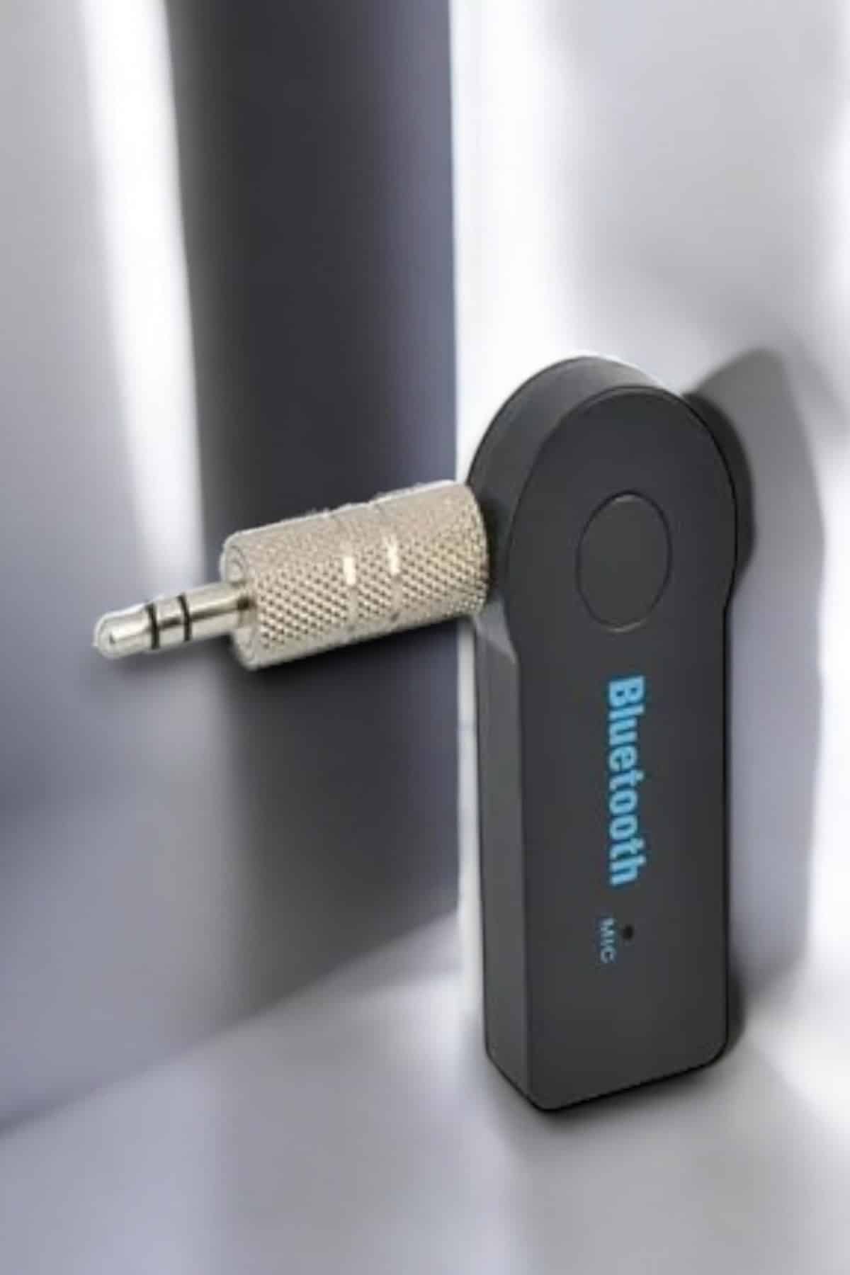Tüm Araçlara Uyumlu Aux Car Bluetooth Kablosuz Araç Bağlantı Kiti - Görsel 3