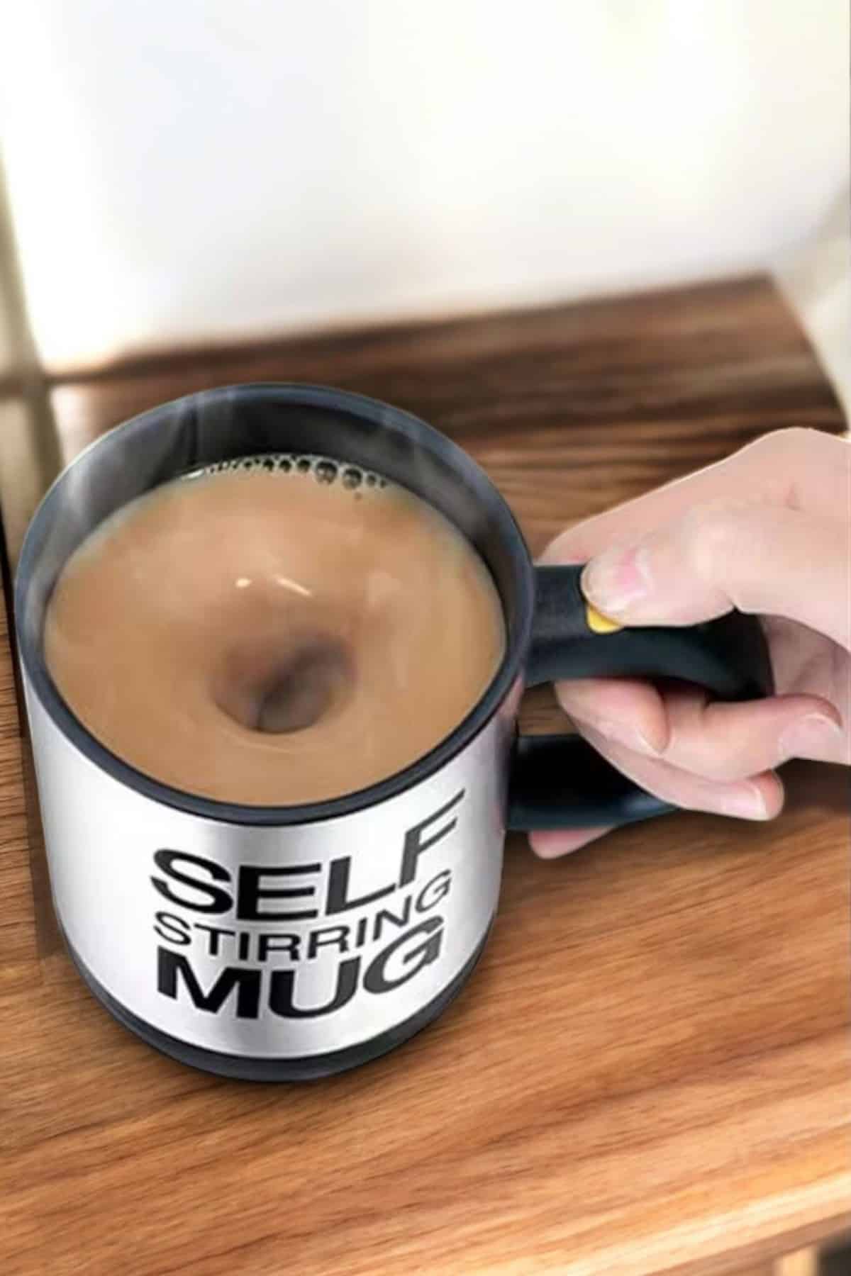Mikser Kupa Yazılı Mug Bardak Karıştırma Özelliği - Görsel 2