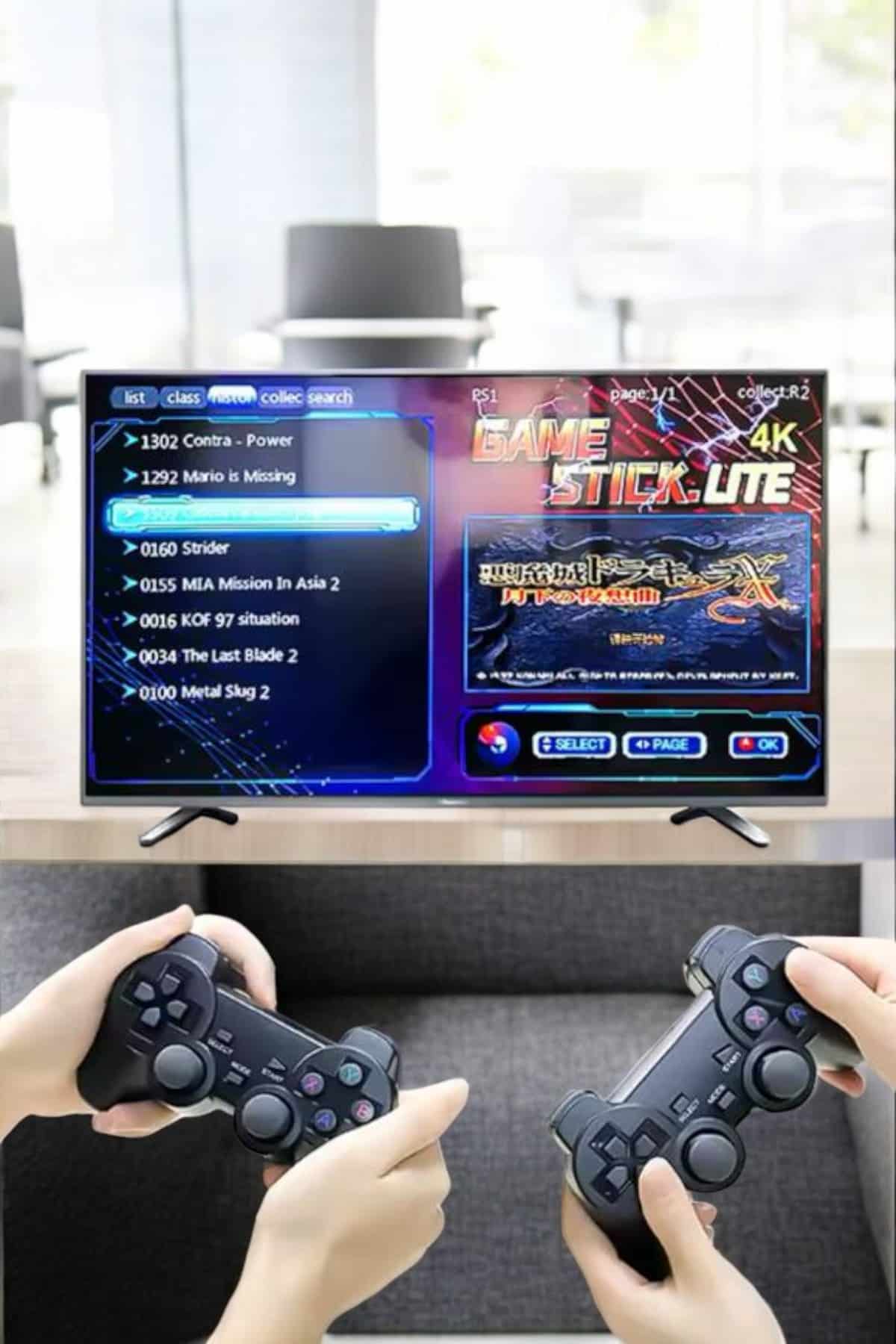 Game Stick 2000 Oyunlu 2.4G Kablosuz Çift Kol Yüksek Hassasiyetli Wireless - Görsel 5