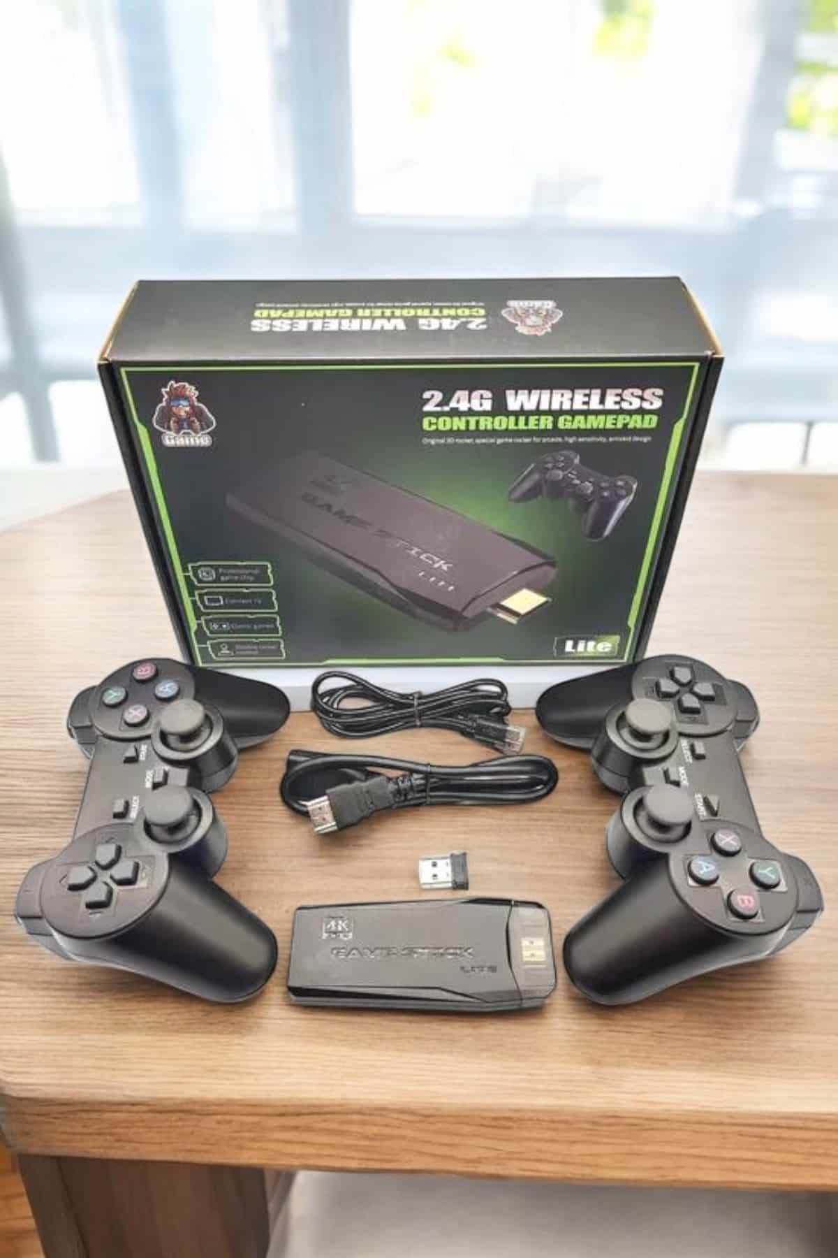 Atari Oyun Konsolu 2000 Oyunlu Game Stick 2.4G Wireless - Görsel 2