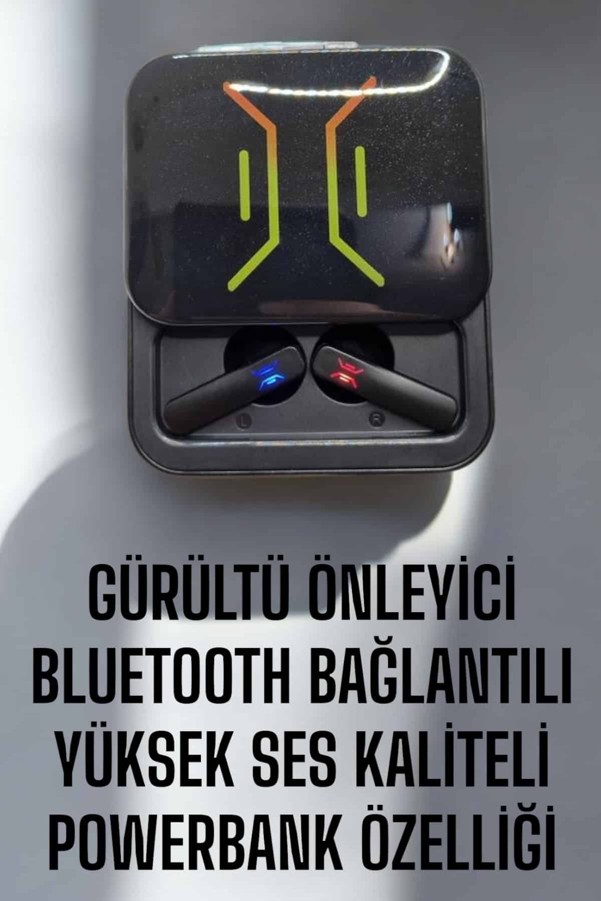 Kablosuz Bluetooth Kulaklık Powerbankli Uzun Pil Ömrü Yüksek Ses Kaliteli - Görsel 3