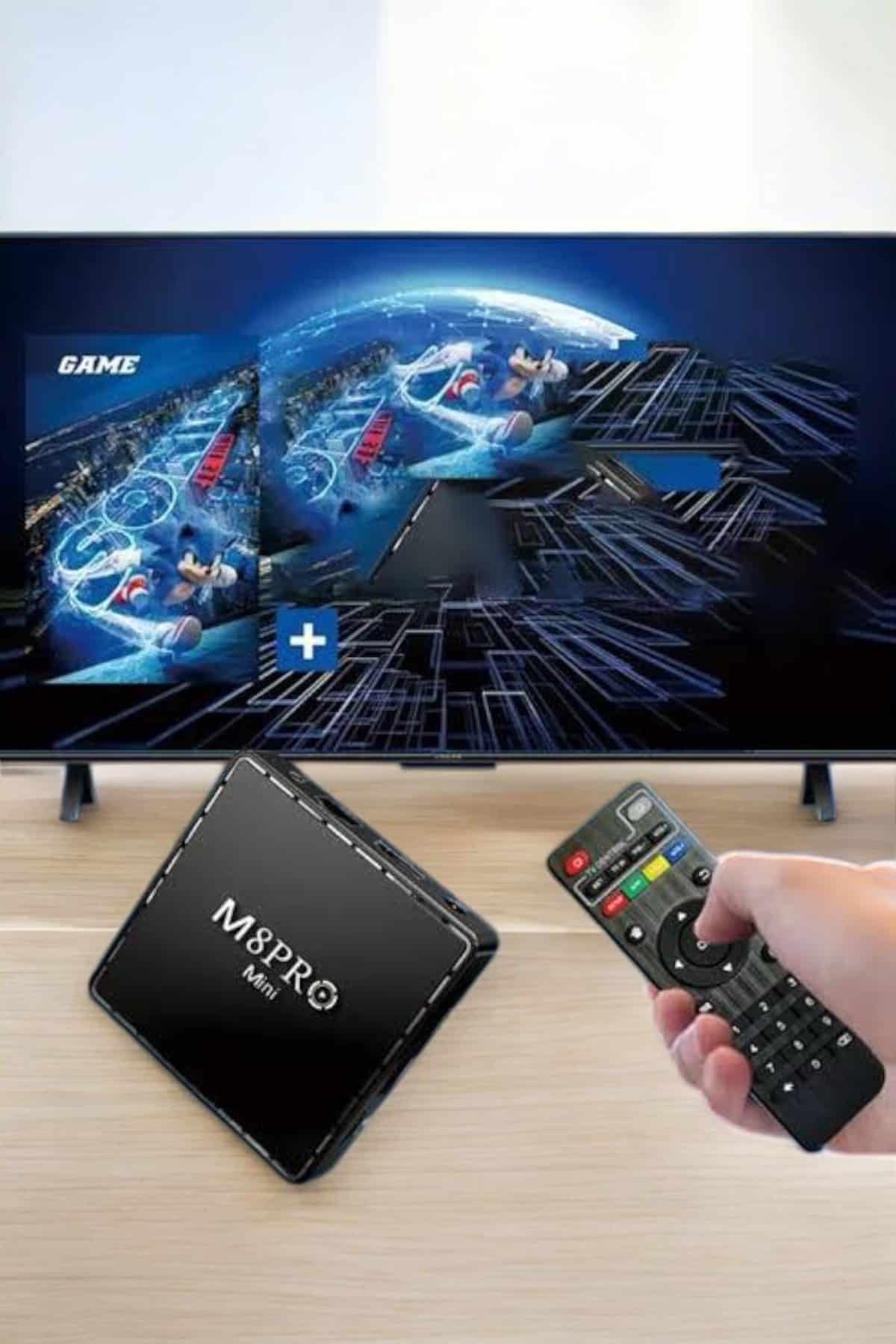 Oyun Konsolu Çift Kollu 1000 Oyunlu TV Box Netflix Youtube Atari - Görsel 3