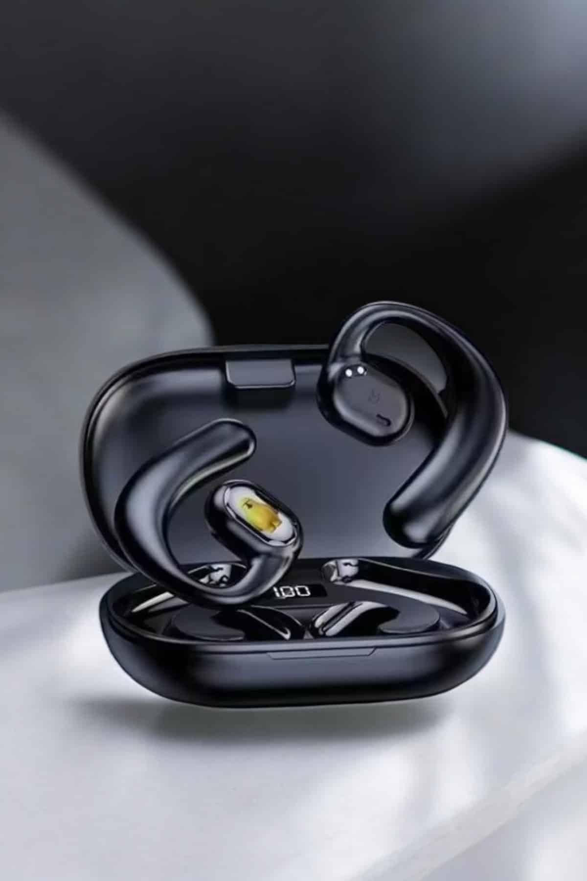 Bluetooth Kulaklık Dijital Göstergeli Uzun Pil Gürültü Önleyici Oyuncu Kulaklığı - Görsel 4
