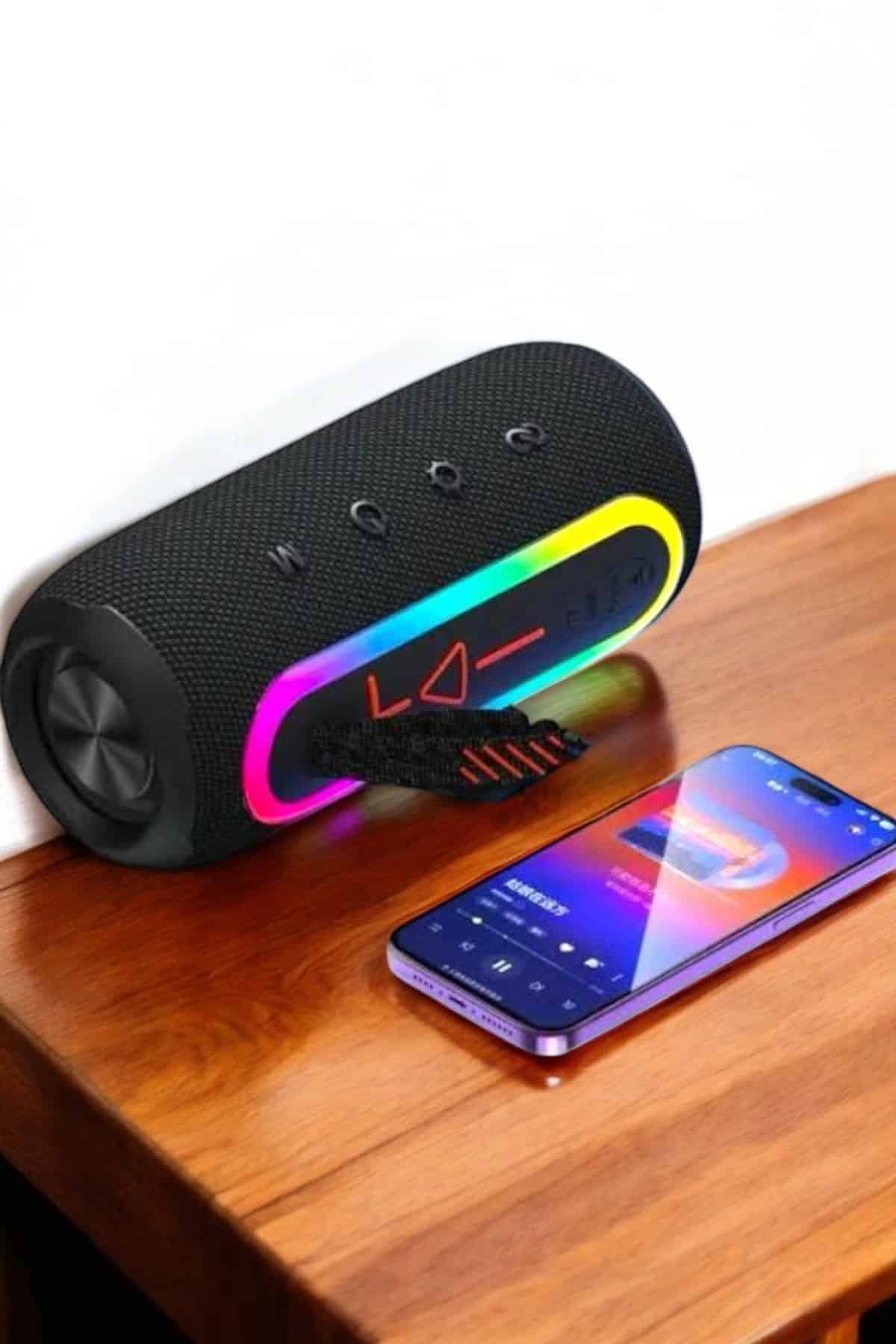 Bluetooth Hoparlör Kablosuz Yüksek Ses Kaliteli Şarj Edilebilir - Görsel 3