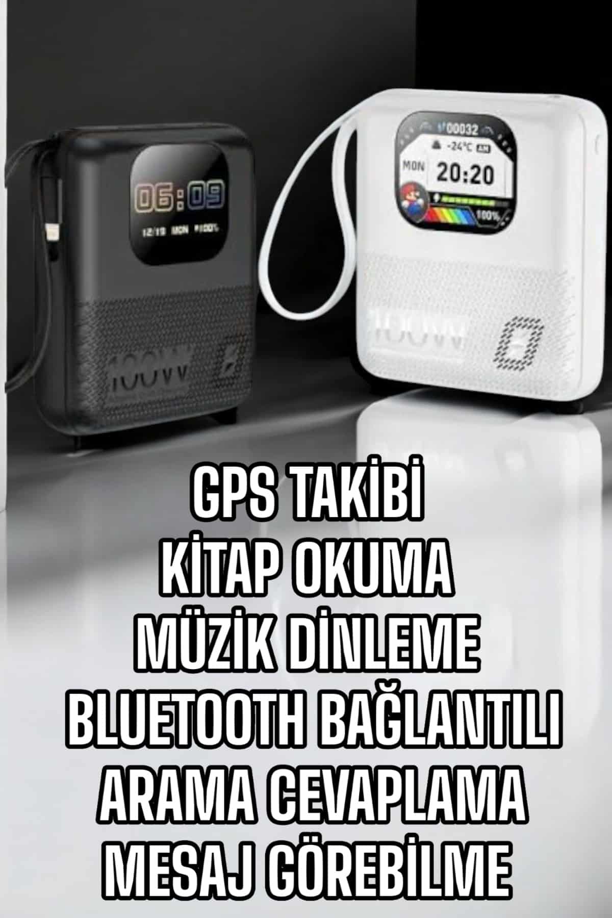 Akıllı Powerbank 10.000 MAH Müzik Dinleme Mesaj Gönderme Arama Cevaplama - Görsel 2