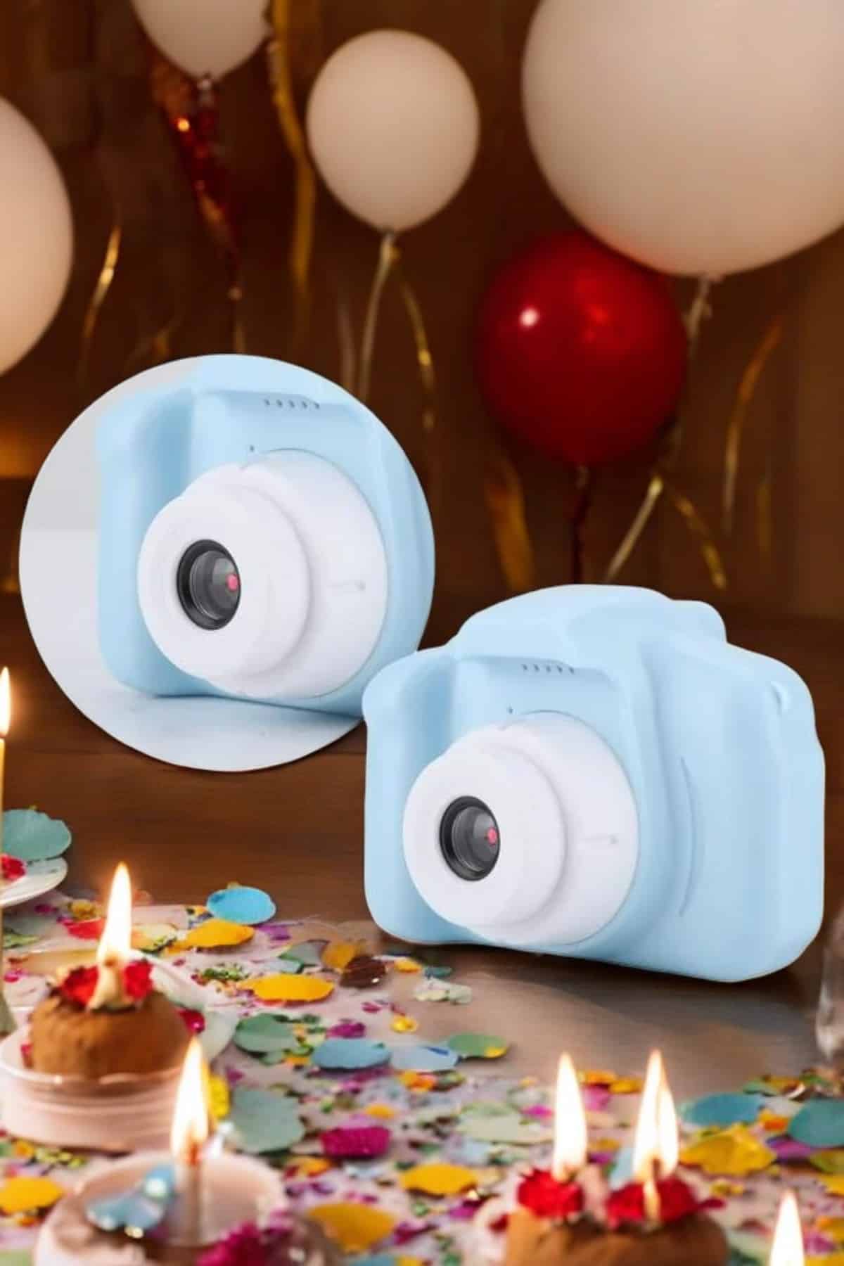 Çocuk Kamerası Dijital 1080P HD Kaliteli Mini Fotoğraf Makinesi Profesyonel - Görsel 2