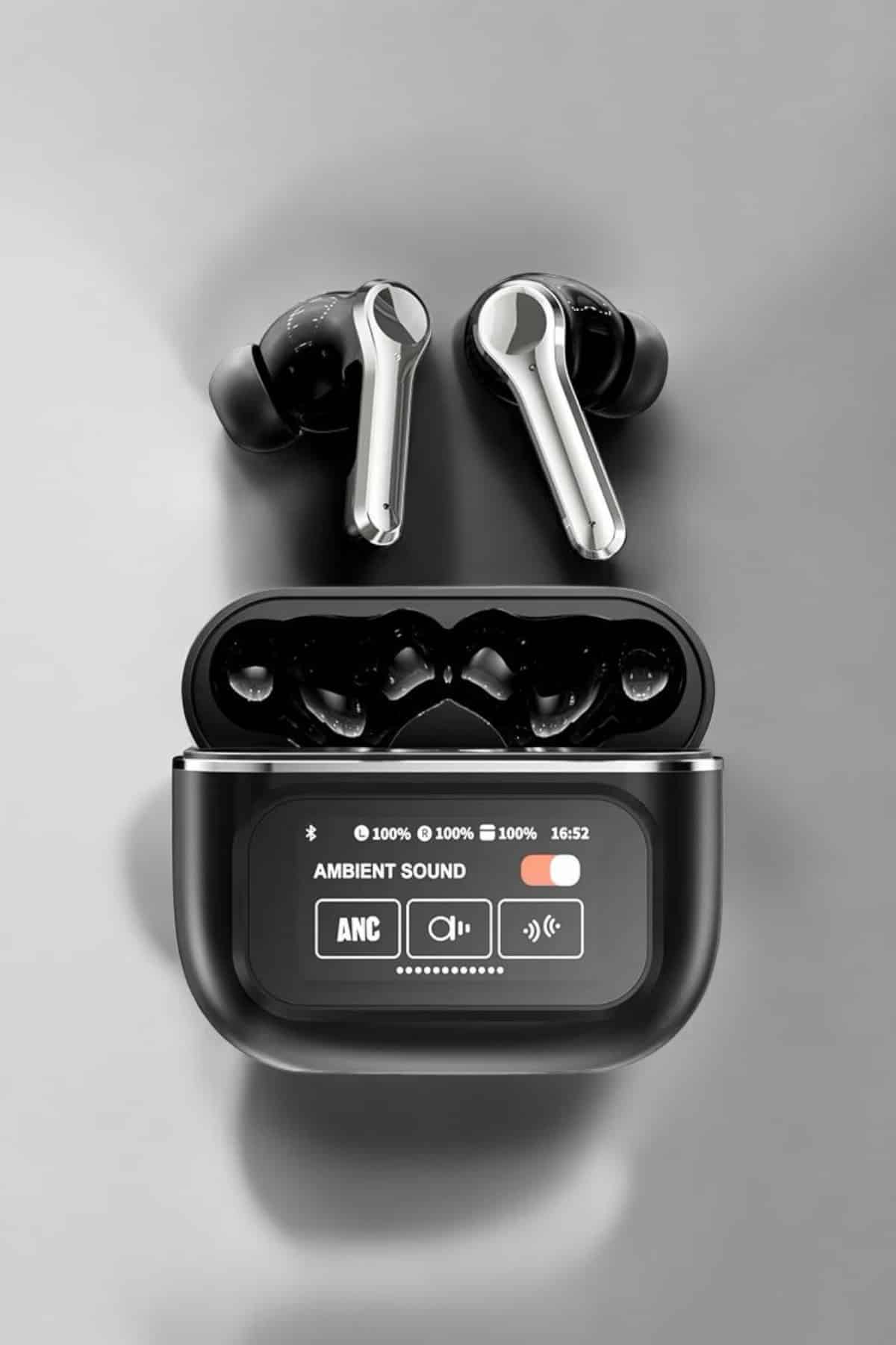 Yeni Nesil Bluetooth Kulaklık Ekranlı Yüksek Ses Kaliteli Uzun Şarj Süreli - Görsel 4