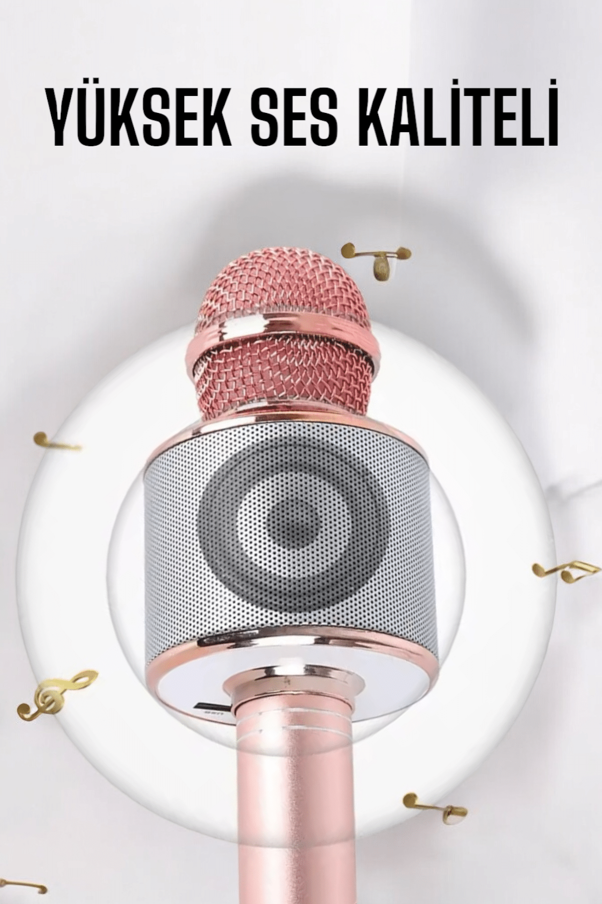 Taşınabilir Bluetooth Karaoke Mikrofon: Hafıza Kart Girişli, Etkileyici Performans - Görsel 4