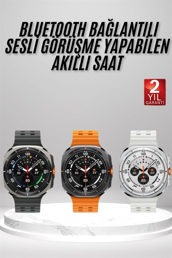Akıllı Saat Amoled Ekran Bluetooth Bağlantılı Sağlık Takibi GPS Uyumlu - Görsel 2