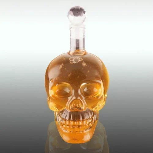 Crystal Head Kuru Kafa Cam Şişe 350 Ml - Görsel 5