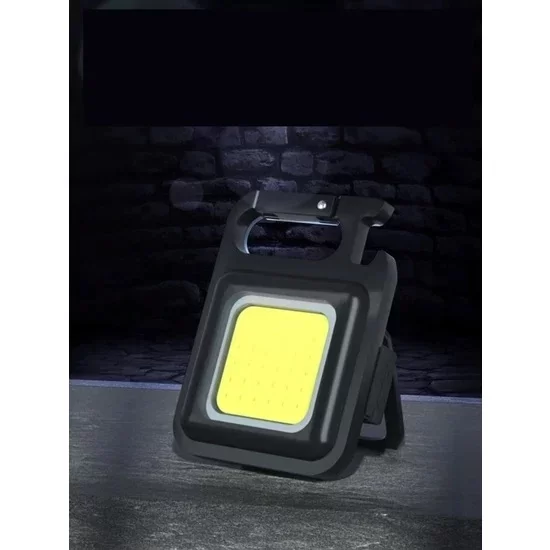 30 Ledli Mıknatıslı Mini Anahtarlık Flash Kamp Lambası - Görsel 3