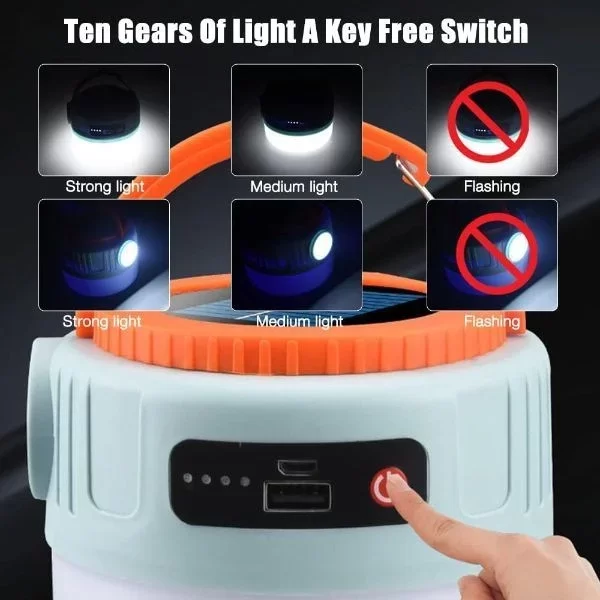 Solar Led Kamp Lambası - Görsel 4