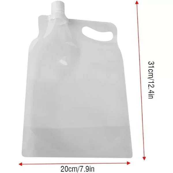 Plastik Kapaklı Su Torbası 1 Litre - Görsel 3