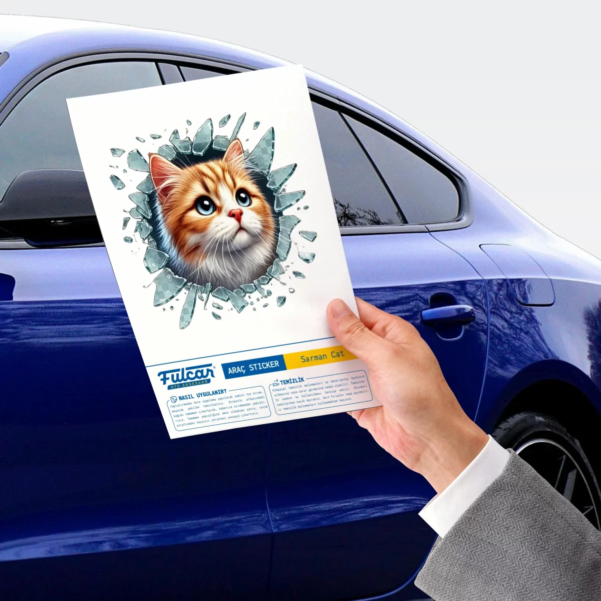 Fulcar Sarman Araç Stickerı - Görsel 3