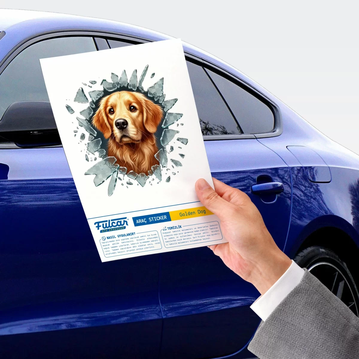 Fulcar Golden Araç Stickerı - Görsel 2