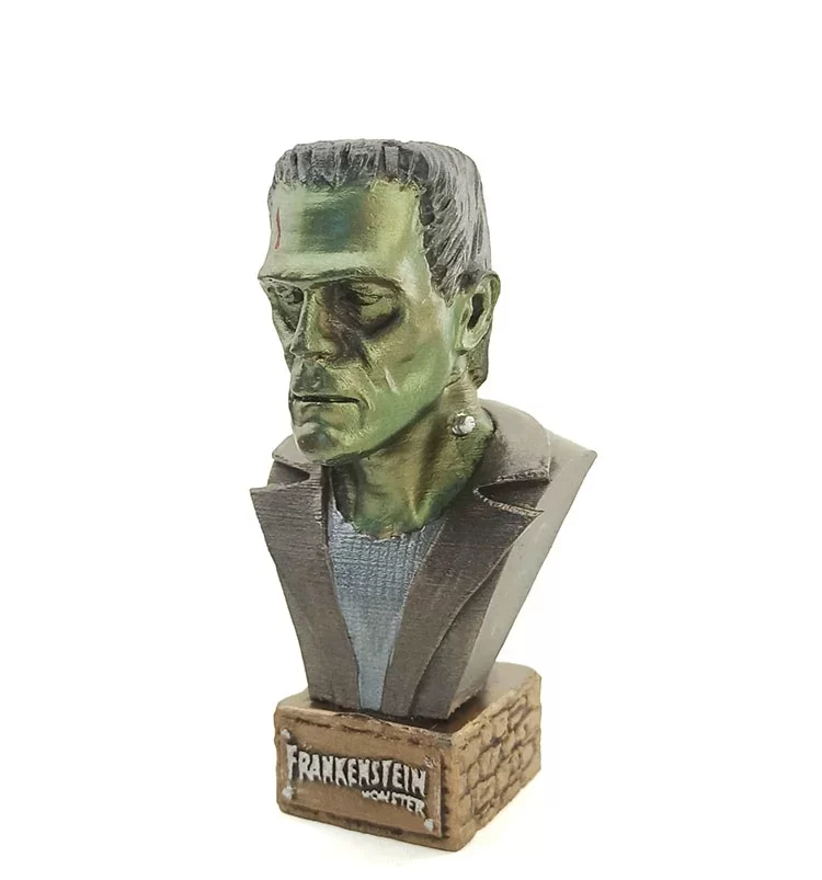 Polyester Frankestein Büst Büyük Boy