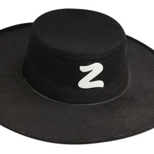 Zorro Şapka Maske Set Yetişkin - Görsel 4