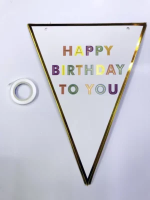 Happy Birthday To You Flama Bayrak Süsü