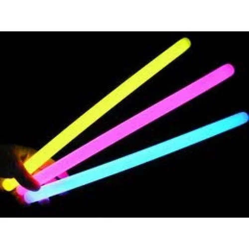 Karanlıkta Parlayan Fosforlu Glow Stick Kalın 30 cm 1 Adet - Görsel 3