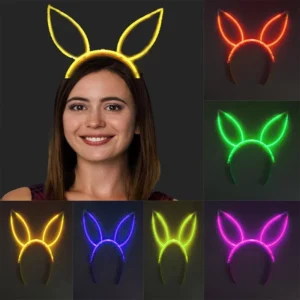 Karanlıkta Yanan Glow Neon Fosforlu Taç - 6 Adet