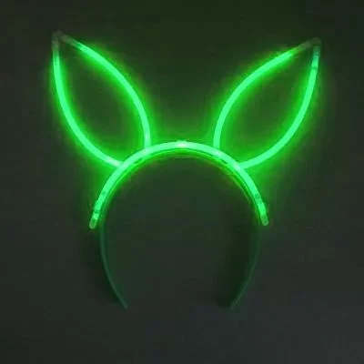Karanlıkta Yanan Glow Neon Fosforlu Taç - 6 Adet - Görsel 2