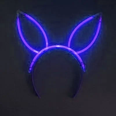 Karanlıkta Yanan Glow Neon Fosforlu Taç - 6 Adet - Görsel 4
