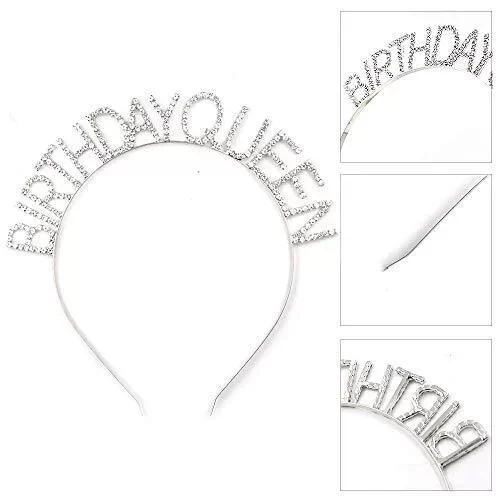 Birthday Queen Yazılı Kraliçe Taç - Görsel 3