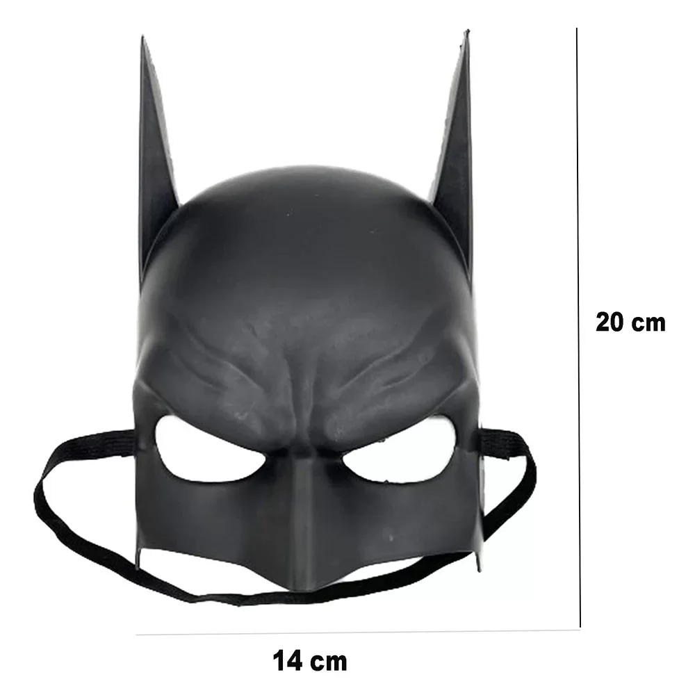 Siyah Çocuk Batman Maskesi Lastikli - Görsel 2