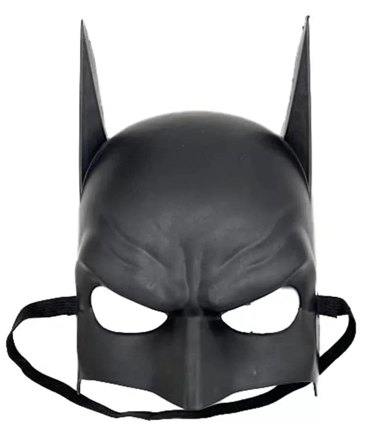 Siyah Çocuk Batman Maskesi Lastikli - Görsel 3