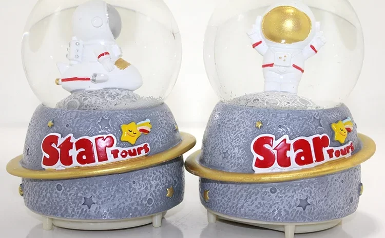Kar Küresi Işıklı Müzikli 13 Cm - Görsel 2