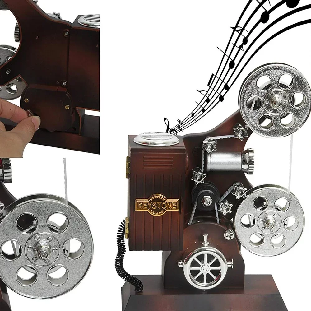 Film Makinesi Tasarımlı Müzik Kutusu - Görsel 3