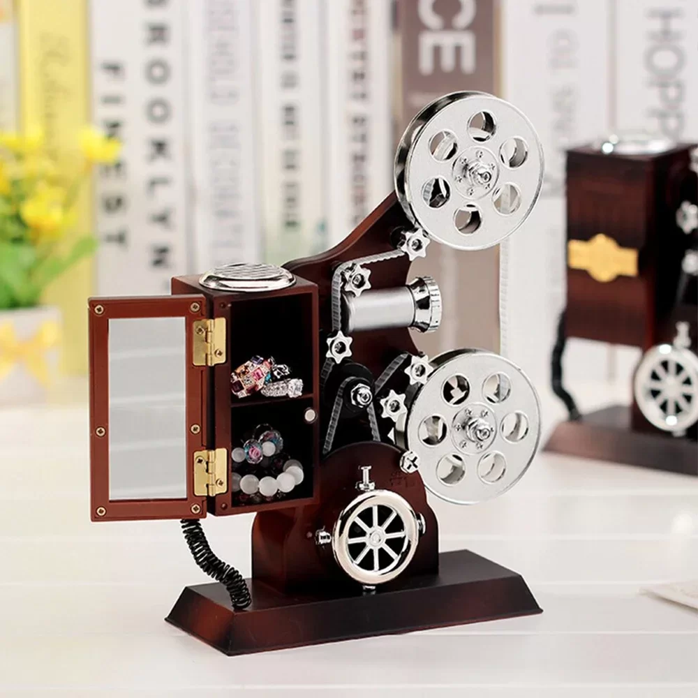 Film Makinesi Tasarımlı Müzik Kutusu - Görsel 4