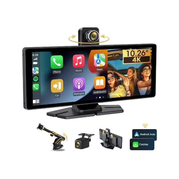 Çift Lens Kameralı Apple Ve Android CarPlay