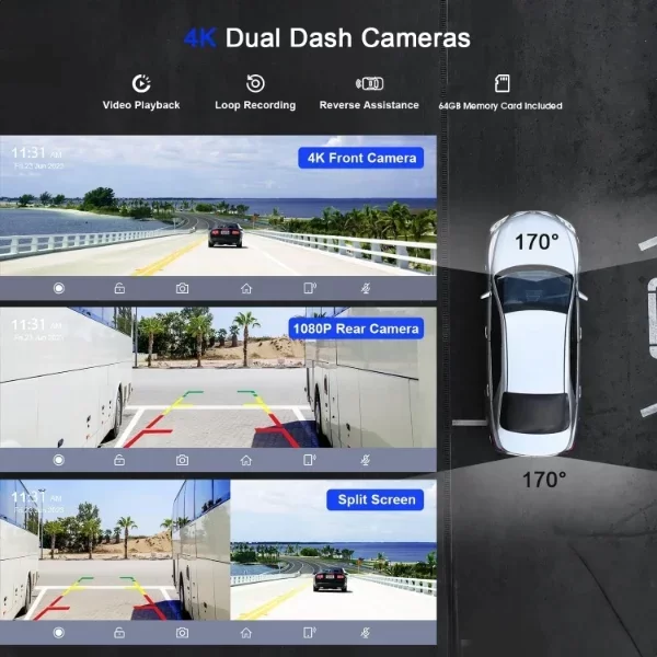 Çift Lens Kameralı Apple Ve Android CarPlay - Görsel 4