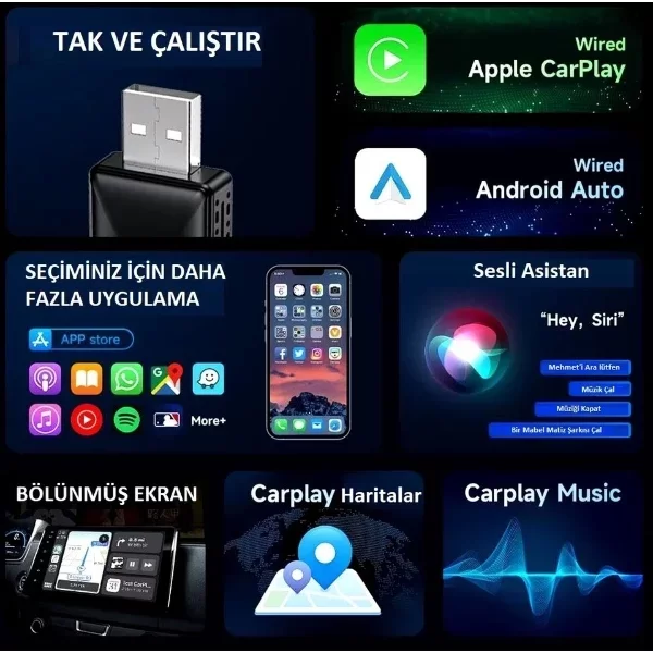 Android Car Play Adaptör - Görsel 4