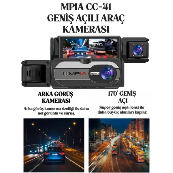 170° Geniş Açılı Araç Kamerası - Görsel 2