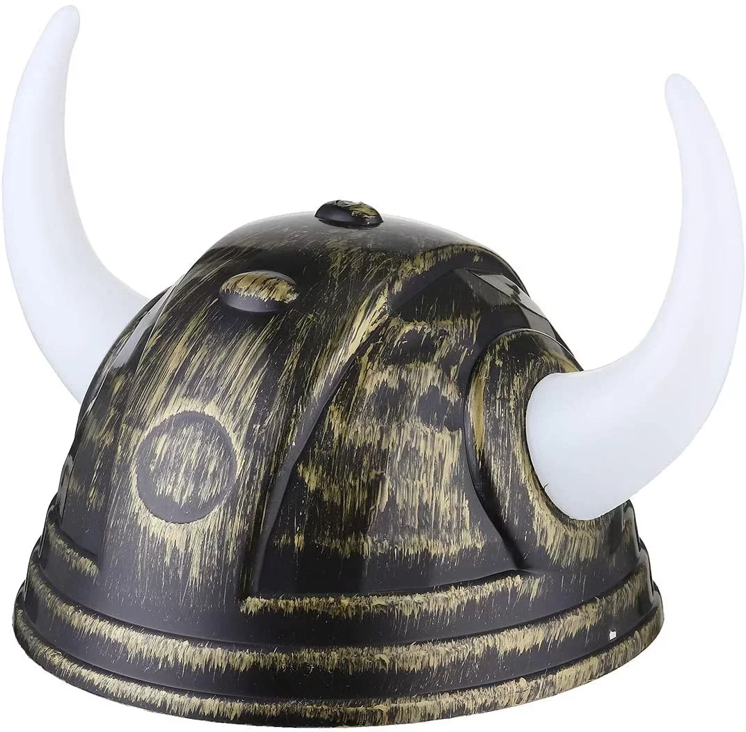 Viking Asteriks Başlığı Altın Renk - Görsel 2