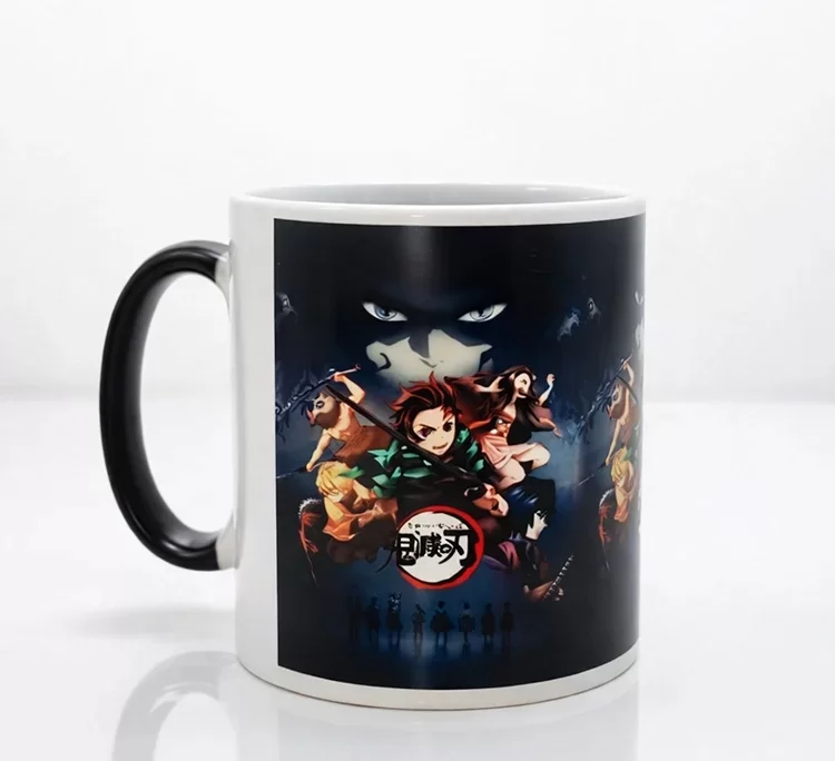 Porselen Renk Değiştiren Demon Slayer Kupa Bardak - Model 2