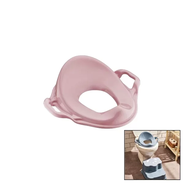 Pembe Kulplu Çocuk Klozet Adaptörü - Görsel 4