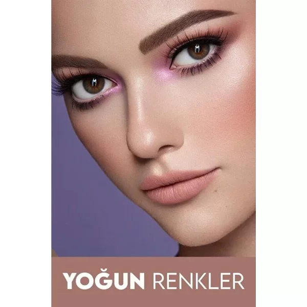 28'li Sedefli Shine Kalp Far Paleti - 2'li Set - Görsel 4